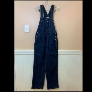 Brand New Eve Size 27 Raw Denim Overalls